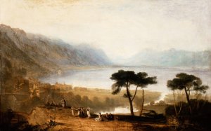 Lake of Geneva from Montreux by Joseph Mallord William Turner Oil Painting