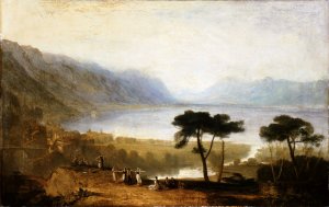 Lake of Geneva from Montreux by Joseph Mallord William Turner Oil Painting