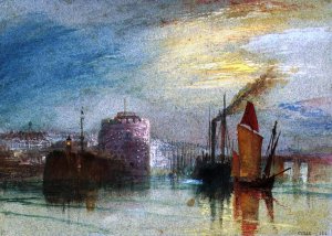 Le Havre, Tour de Francois Ier Oil painting by Joseph Mallord William Turner