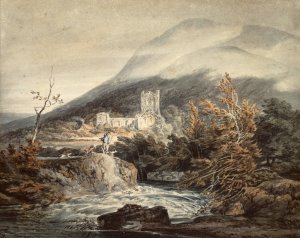 Llanthony Abbey, Monmouthshire by Joseph Mallord William Turner Oil Painting