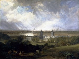 London from Greenwich Park by Joseph Mallord William Turner Oil Painting