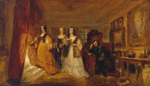 Lucy, Countess of Carlisle, and Dorothy Percy's Visit to their Father Lord Percy by Joseph Mallord William Turner Oil Painting