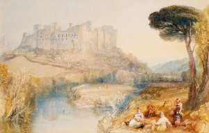 Ludlow Castle, Shropshire by Joseph Mallord William Turner Oil Painting