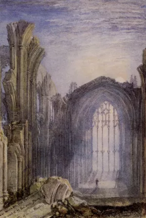 Melrose Abbey by Joseph Mallord William Turner Oil Painting