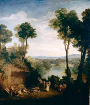 Mercury and Herse by Joseph Mallord William Turner - Oil Painting Reproduction