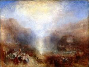 Mercury Sent to Admonish Aeneas by Joseph Mallord William Turner Oil Painting
