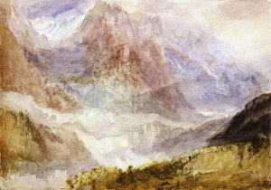 Monte Rosa or the Mythen, near Schwytz by Joseph Mallord William Turner Oil Painting