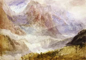 Monte Rosa or the Mythen, near Schwytz by Joseph Mallord William Turner Oil Painting