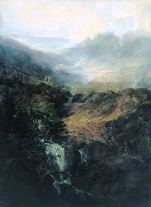 Morning Amongst the Coniston Fells, Cumberland Oil painting by Joseph Mallord William Turner