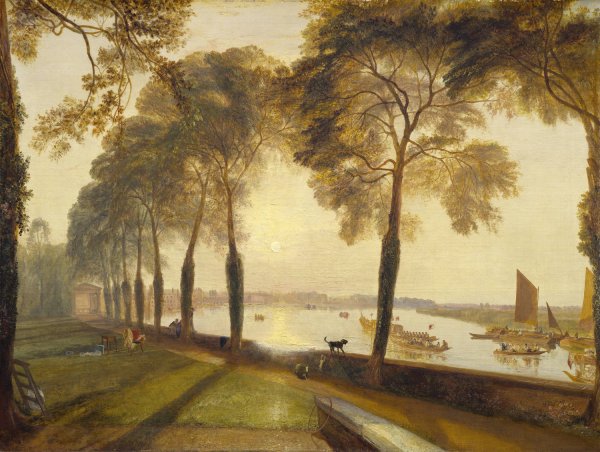 Mortlake Terrace  by Joseph Mallord William Turner - Hand-Painted Oil Painting Reproduction