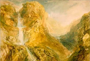 Mossdale Fall by Joseph Mallord William Turner Oil Painting