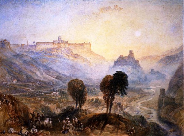 Mount Moriah, Jerusalem by Joseph Mallord William Turner - Hand-Painted Oil Painting Reproduction