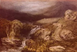 Mountain Stream, Coniston by Joseph Mallord William Turner - Oil Painting Reproduction