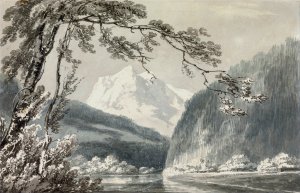 Near Grindelwald by Joseph Mallord William Turner Oil Painting