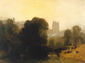 Near the Thames' Lock, Windsor by Joseph Mallord William Turner - Oil Painting Reproduction