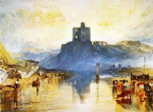Norham Castle, on the Tweed (for Rivers of England) Oil painting by Joseph Mallord William Turner