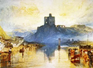 Norham Castle, on the Tweed (for Rivers of England) by Joseph Mallord William Turner - Oil Painting Reproduction
