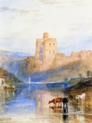 Norham Castle on the Tweed by Joseph Mallord William Turner Oil Painting