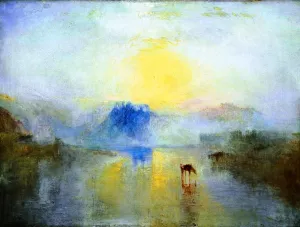 Norham Castle, Sunrise painting by Joseph Mallord William Turner