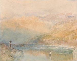 On the Mosell, Near Traben Trarbach by Joseph Mallord William Turner Oil Painting