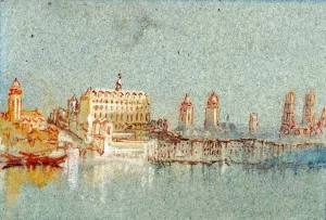 Orleans from the South Side of the River by Joseph Mallord William Turner Oil Painting