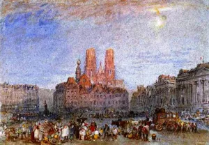 Orleans, Twilight painting by Joseph Mallord William Turner