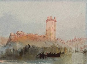 Oudon, the Tower by Joseph Mallord William Turner Oil Painting