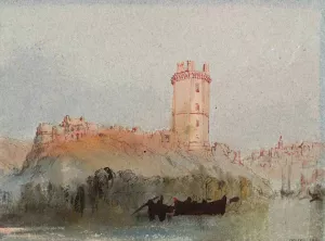 Oudon, the Tower by Joseph Mallord William Turner Oil Painting