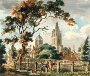 Oxford, Christ Church from Merton Fields by Joseph Mallord William Turner Oil Painting