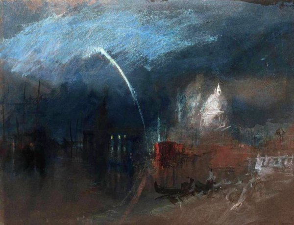 Oxford, The Interior of Christ Church Cathedral, Looking past the Crossing and Organ Screen into the Chancel by Joseph Mallord William Turner - Hand-Painted Oil Painting Reproduction