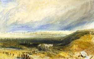 Oyster Beds at Whitstable, Kent by Joseph Mallord William Turner Oil Painting