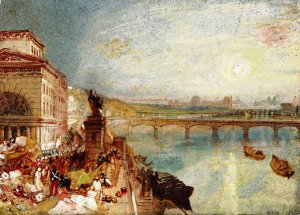 Paris from the Barriere de Passy by Joseph Mallord William Turner Oil Painting