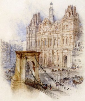 Paris, Hotel de Ville by Joseph Mallord William Turner Oil Painting