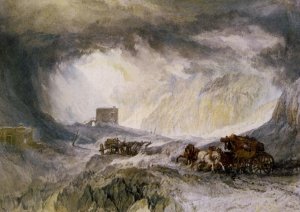 Passage of Mount Cenis Oil painting by Joseph Mallord William Turner