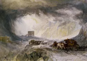 Passage of Mount Cenis by Joseph Mallord William Turner - Oil Painting Reproduction