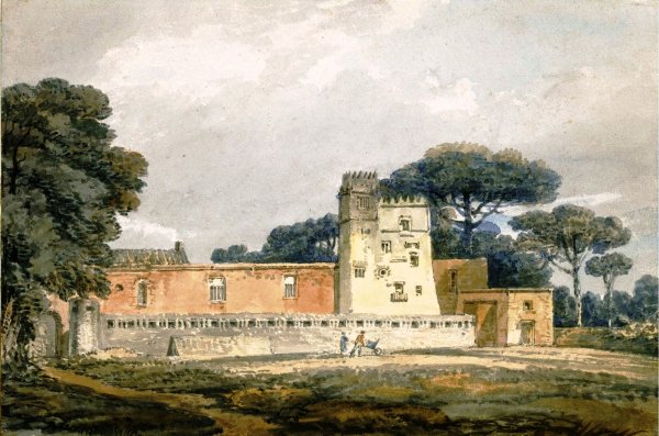 Main Product Photo of Pini di Solimena col la Sua Villa, Naples Painting by Joseph Mallord William Turner