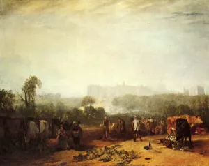 Ploughing up Turnips, near Slough by Joseph Mallord William Turner - Oil Painting Reproduction