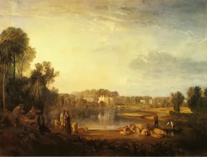 Pope's Villa, at Twickenham by Joseph Mallord William Turner - Oil Painting Reproduction