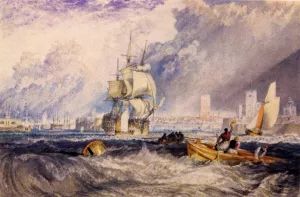 Portsmouth by Joseph Mallord William Turner - Oil Painting Reproduction