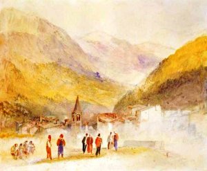 Pre St. Didier by Joseph Mallord William Turner Oil Painting
