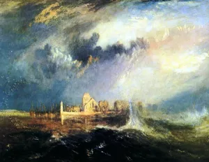 Quillebeuf, at the Mouth of Seine painting by Joseph Mallord William Turner