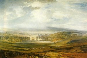 Raby Castle, the Seat of the Earl of Darlington Oil painting by Joseph Mallord William Turner