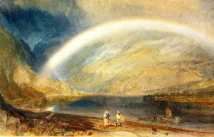Rainbow. A View on the Rhine by Joseph Mallord William Turner - Oil Painting Reproduction