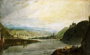 Remagen, Erpel and Linz by Joseph Mallord William Turner Oil Painting
