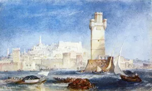 Rhodes (for Lord Byron's Works) by Joseph Mallord William Turner - Oil Painting Reproduction