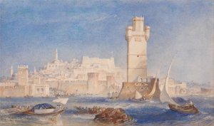 Rhodes by Joseph Mallord William Turner Oil Painting