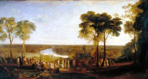 Richmond Hill, on the Prince Regent's Birthday by Joseph Mallord William Turner Oil Painting