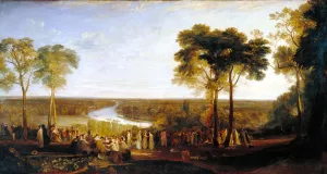Richmond Hill, on the Prince Regent's Birthday by Joseph Mallord William Turner - Oil Painting Reproduction