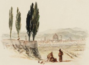 Rogers's 'Italy' - Florence Oil painting by Joseph Mallord William Turner