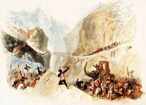 Rogers's 'Italy' - Hannibal Passing the Alps